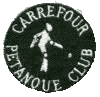 Carrefour Petanque Club Logo. Island of Jersey in the British Isles.