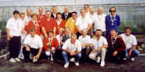 Members of the Carrefour Petanque Club and the Jersey Petanque Club
